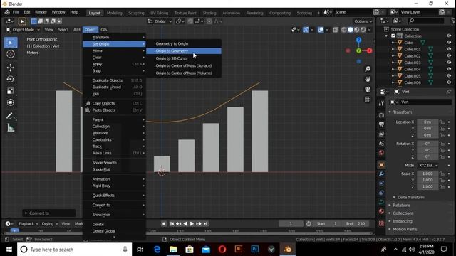 Blender 2.82 - Growing graph animation in blender tutorial. смотреть онлайн