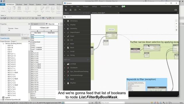 Dynamo: Bulk Rename Views with Dynamo смотреть онлайн