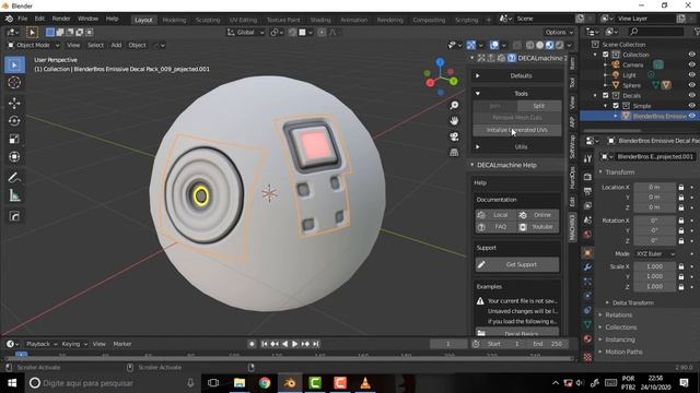 BLENDER 1534 Decal Machine 2 0 29 Join and Split смотреть онлайн