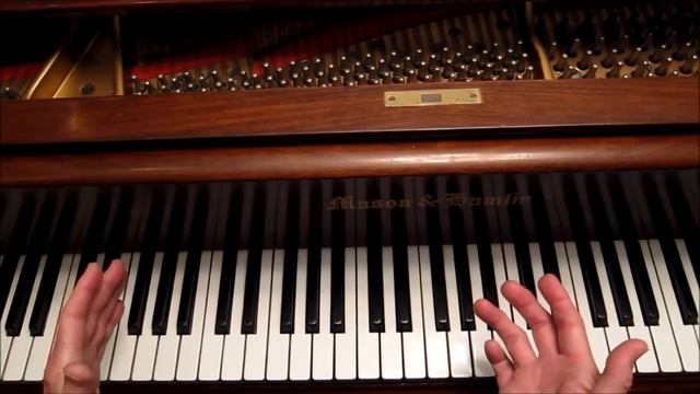 SYNCOPATION: - "Don't Get Around Much Anymore"- Easy Jazz Piano Tutorial смотреть онлайн