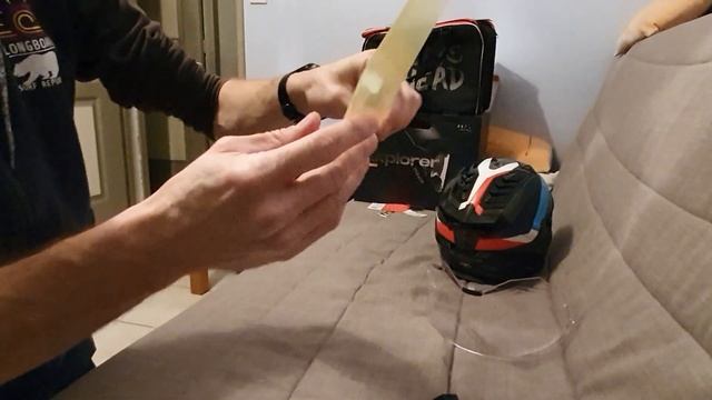 LS2 MX701 Explorer peak and visor removal, pinlock installation смотреть онлайн