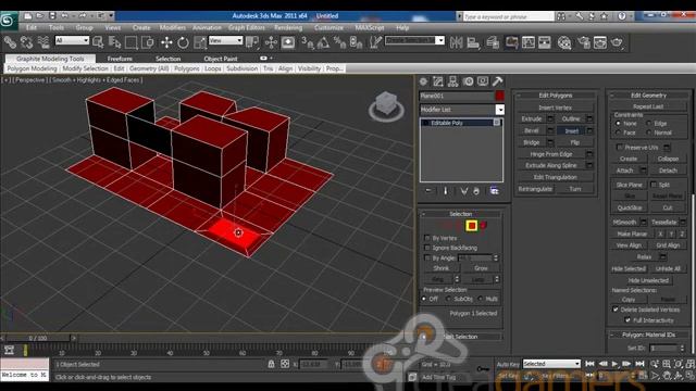 3D Max 2011 - Edit Poly - Edit Polygon.mp4 смотреть онлайн