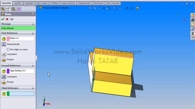 SolidWorks 2011 - 233--Düzlemler Tekrar смотреть онлайн