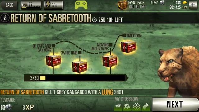 DEER HUNTER 2016 THE BIG THAW Event #3 RETURN OF SABRETOOTH Part 1 OF CATS AND CANYONS
