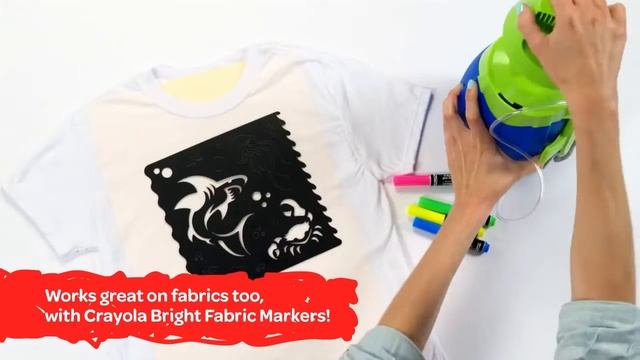 Crayola Marker Airbrush Demo смотреть онлайн