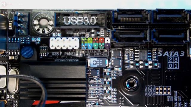 How to connect front panel connectors to the motherboard f_panel header? смотреть онлайн
