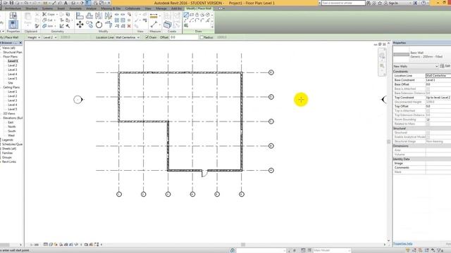 Creating WALL,DOOR,WINDOW in Revit смотреть онлайн