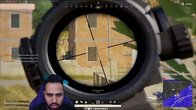 FUI DESAFIADO NESSA PARTIDA DO PUBG смотреть онлайн