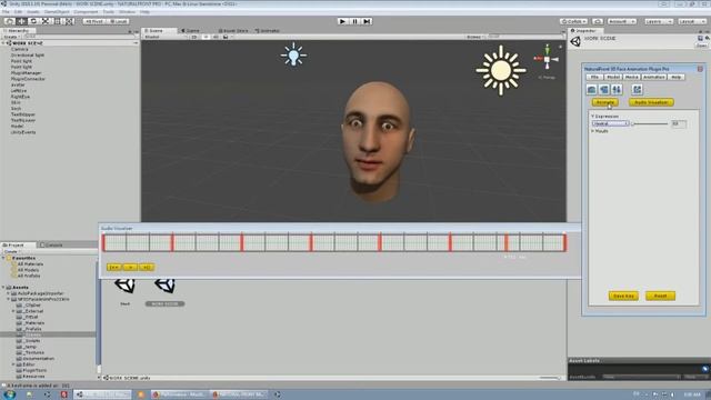 Create, Export and Replay 3D-Face-Animation using NaturalFront software in Blender смотреть онлайн
