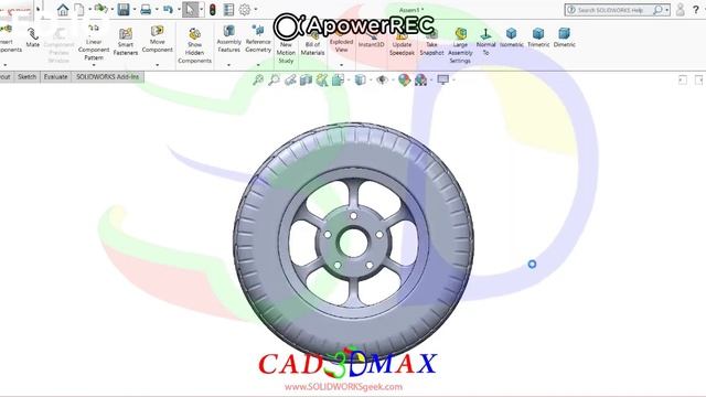 Tire & Rim CAD Design | CAD 3D MAX Company смотреть онлайн