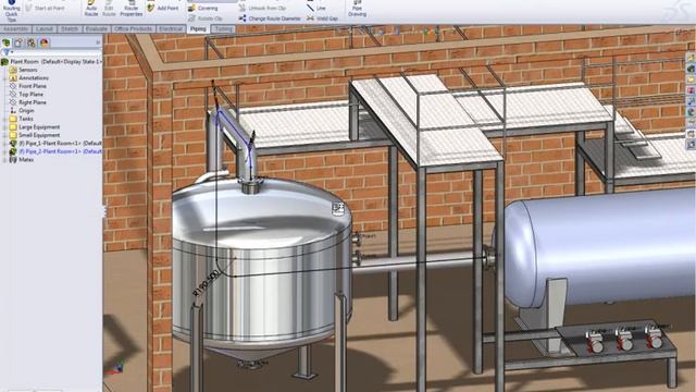 SolidWorks 2011 - Piping 2011 смотреть онлайн