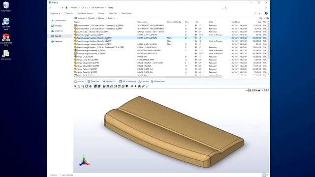 SOLIDWORKS 2018 - Branch & Merge With SOLIDWORKS PDM