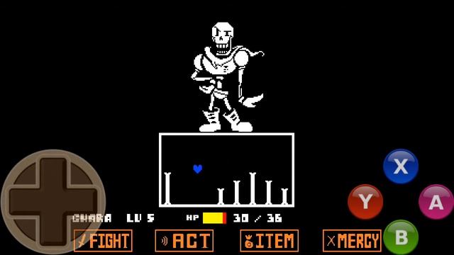 Undertale android-Papyrus (Boss fight-Neutral run) смотреть онлайн