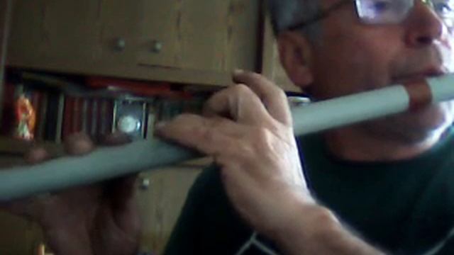 Самодельная флейта Бансури. Titanic. Flute made of pvc pipe. смотреть онлайн