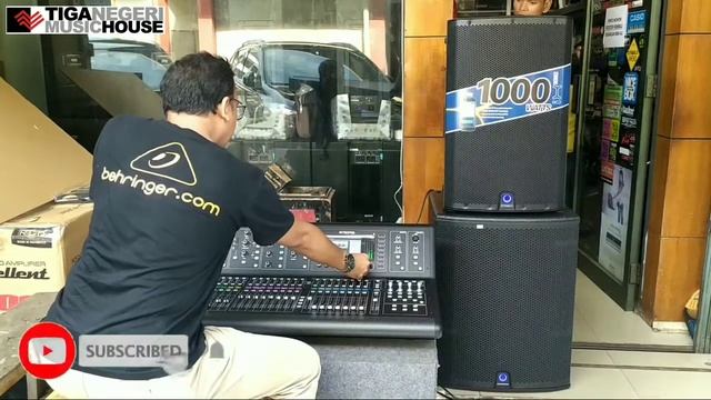 Cek Sound Mixer Midas M32Live, Subwoofer IQ18 Turbo sound & IX15 Turbo sound смотреть онлайн