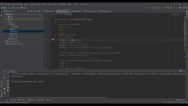 Intro to Java pt. 1 смотреть онлайн
