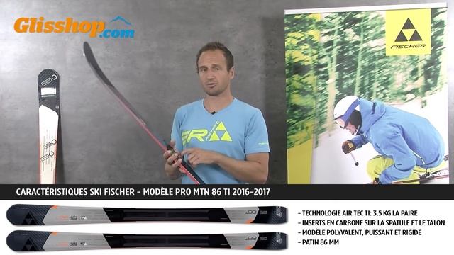NOUVEAUTÉ SKI 2017 - FISCHER Pro MTN 86 Ti смотреть онлайн