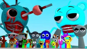 САМОЕ БЕЗУМНОЕ ВИДЕО В ГАРРИС МОД! СПРУНКИ И СТРАШНЫЕ МОНСТРЫ Garry's Mod ВИДЕО GMOD TAPE