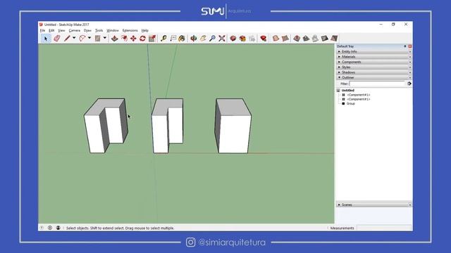 Saiba a Diferença entre Grupo e Componente no SketchUp смотреть онлайн