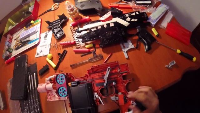 Nerf Mod: the vigilant vector blaster ( Stefan shooting FLYWHEEL BLASTER ) смотреть онлайн