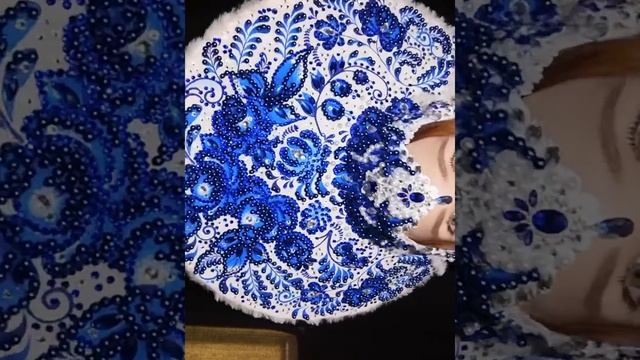Процесс создания кокошников Гжель #лисьямастерская смотреть онлайн