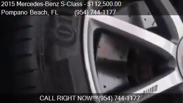 2015 Mercedes-Benz S-Class S 63 AMG AWD 4MATIC 4dr Sedan for смотреть онлайн