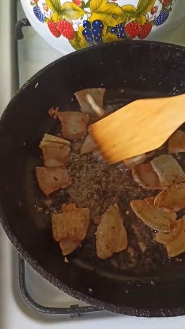 Жареное сало!