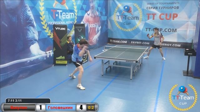 Игра за 1 место Вакулин - Головешкин. 4 апреля 2017 TT Cup смотреть онлайн