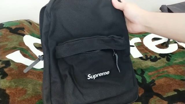 Supreme Canvas Backpack - Black - Fall Winter 2020 Review смотреть онлайн