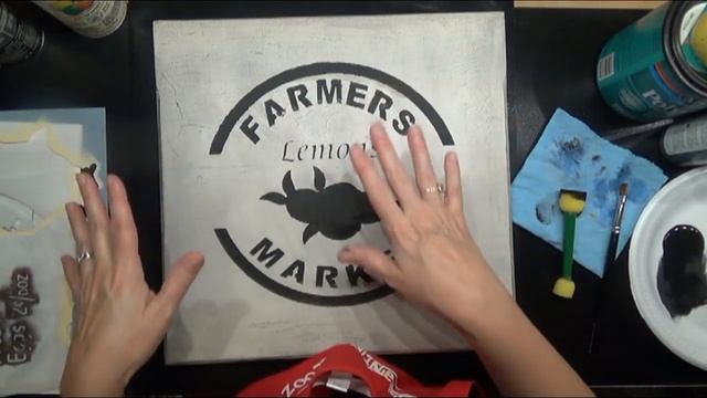 Acrylic Painting Refurburished Table смотреть онлайн