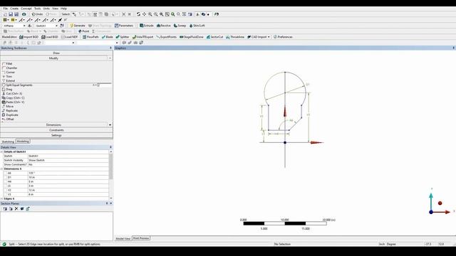 ANSYS DesignModeler Workshop 2.1 Sketching смотреть онлайн