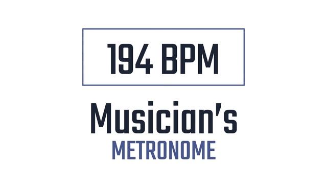 194 BPM - Metronome смотреть онлайн