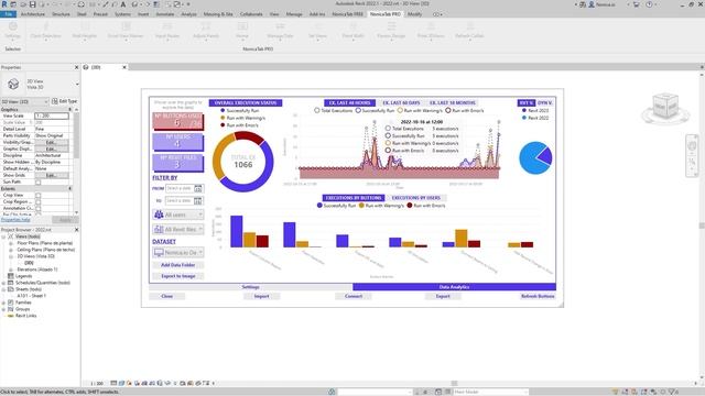 DATA ANALYTIC GRAPHS IN REVIT | NONICATAB PRO | AUTODESK REVIT ADD-IN смотреть онлайн