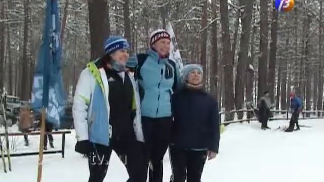 Выксунцы приняли участие в «Лыжне России». смотреть онлайн