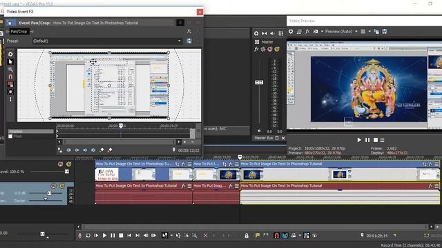 Quick and Easy zoom in effect Sony Vegas pro 15 смотреть онлайн