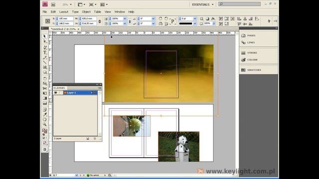 Wstęp do InDesign (I) 7/9 - Umieszczanie ilustracji na stronie [tutorial] смотреть онлайн
