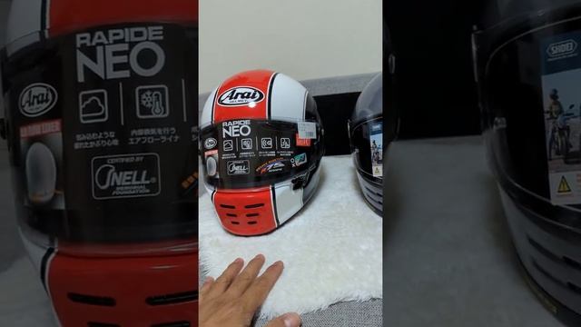 ARAI RAPIDE NEO VS SHOEI GLAMSTER
