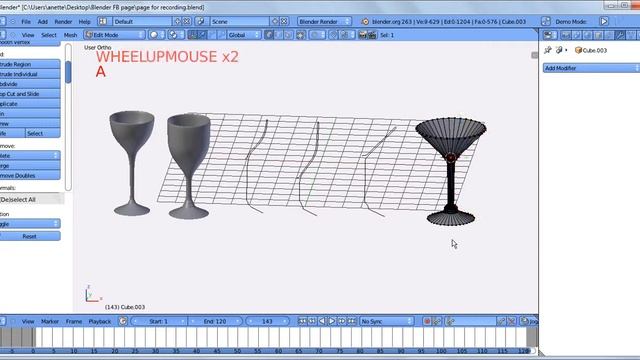 Spin Tool - more complex objects - Blender 3D смотреть онлайн