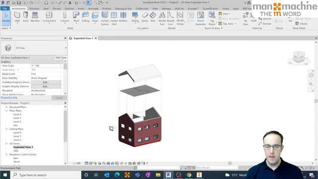 The m Word Episode 4 - Exploded views in Autodesk Revit and viewing contact in Inventor Assemblies! смотреть онлайн