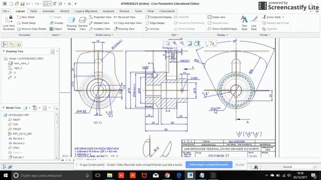 Tolerância NBR 2768 com creo parametric смотреть онлайн