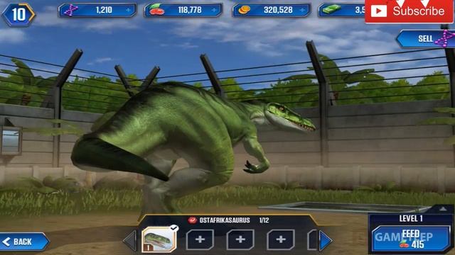 Jurassic World - The Game - Ostafrikasaurus смотреть онлайн