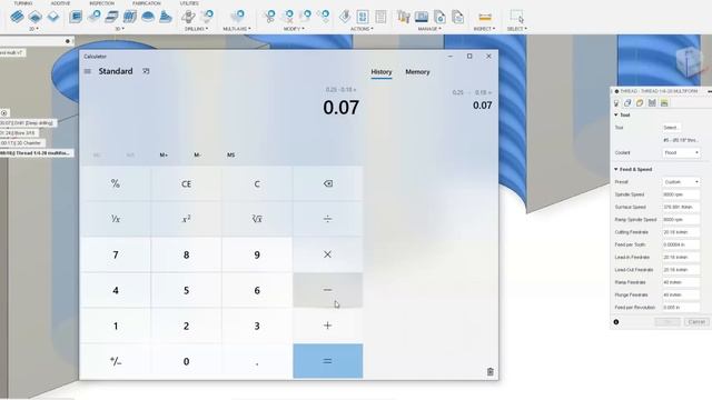 Threadmilling: Correct Feeds & Speeds in Fusion 360! смотреть онлайн