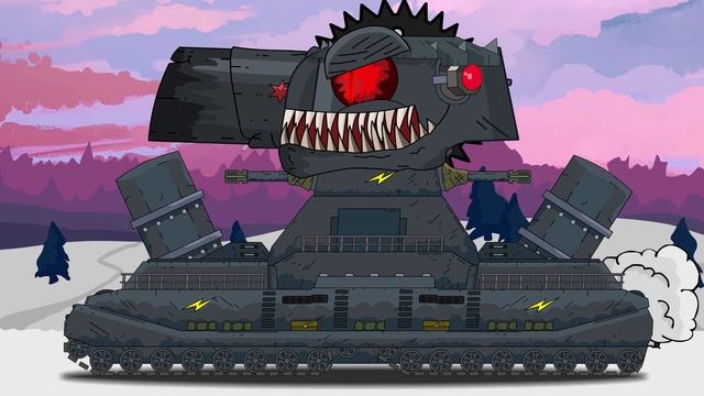 Эволюция гибридов КВ-44 зомби VS КВ-44 ледяной VS КВ-44 демон VS КВ-44 изумруд - Мультики про танки смотреть онлайн