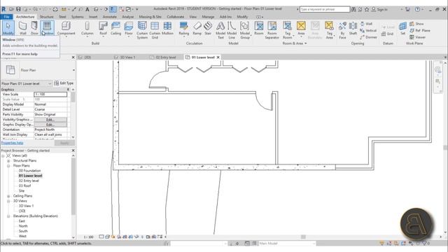 Quickest Fastest Revit 2019 Beginner Course part 5 смотреть онлайн