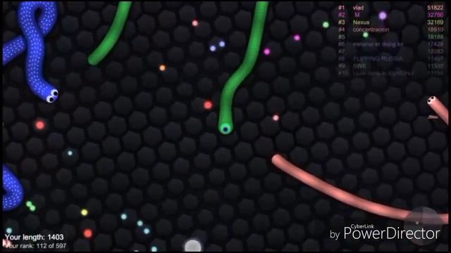 Slither.io #1.Идем до Топ-10 смотреть онлайн
