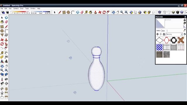 how to create a bowling bottle in google sketchup смотреть онлайн