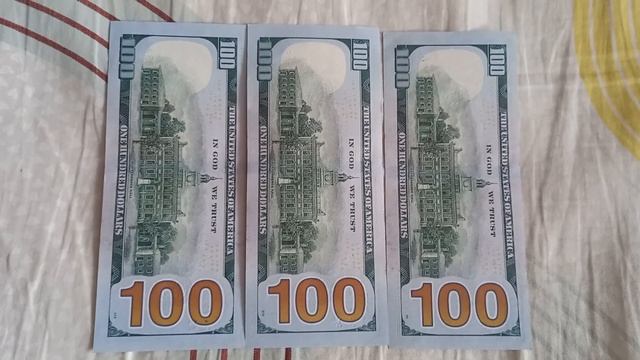 ТРИ БАНКНОТЫ 100 ДОЛЛАРОВ обратной стороной на подушке Правым Боком 12-ого Марта - ДЕНЕЖНЫЙ ПОТОК смотреть онлайн