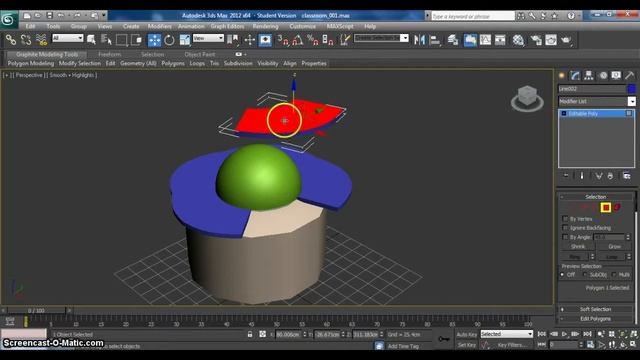 Tutorial 6 - (3D MAX) Model a Classroom: create cylinder смотреть онлайн