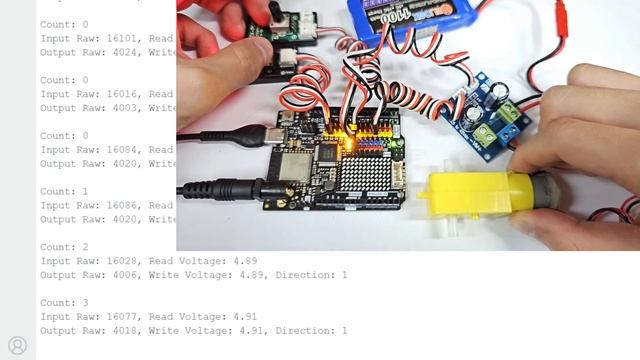 [i-Duino R4] BO1 Motor Speed and Direction Control with ZX-MOTOR2A смотреть онлайн