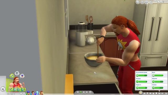 Sims 4 challenge Похудей-ка! #5 (Симс 4 летсплей / челлендж) смотреть онлайн